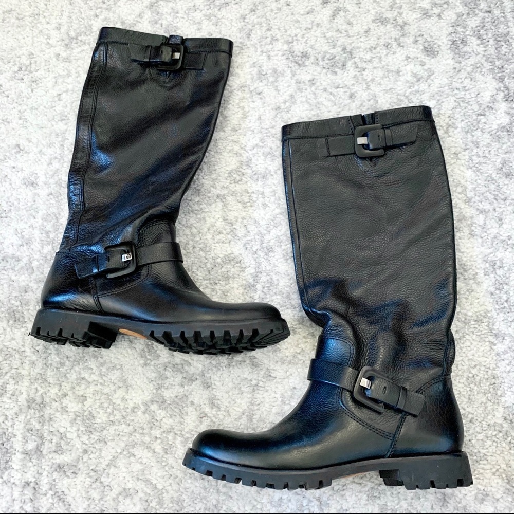 Via Spiga leather lug sole waterproof boots